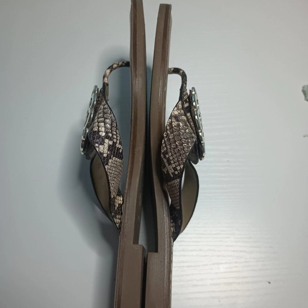 Brighton Alice Sandals 8m Exotic Python Snake Pri… - image 2